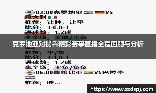 克罗地亚对秘鲁精彩赛事直播全程回顾与分析